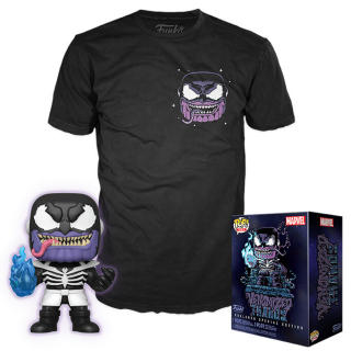 Funko POP! Set tričko a figúrka Marvel Venom Venomized Thanos Exclusive M