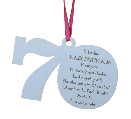 Tabuľka k 70.narodeninám