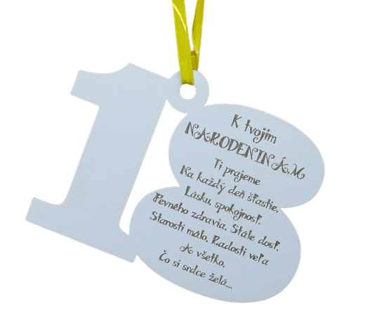 Tabuľka k 18.narodeninám
