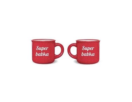 Nekupto Keramický mini hrnček Super babka 100ml