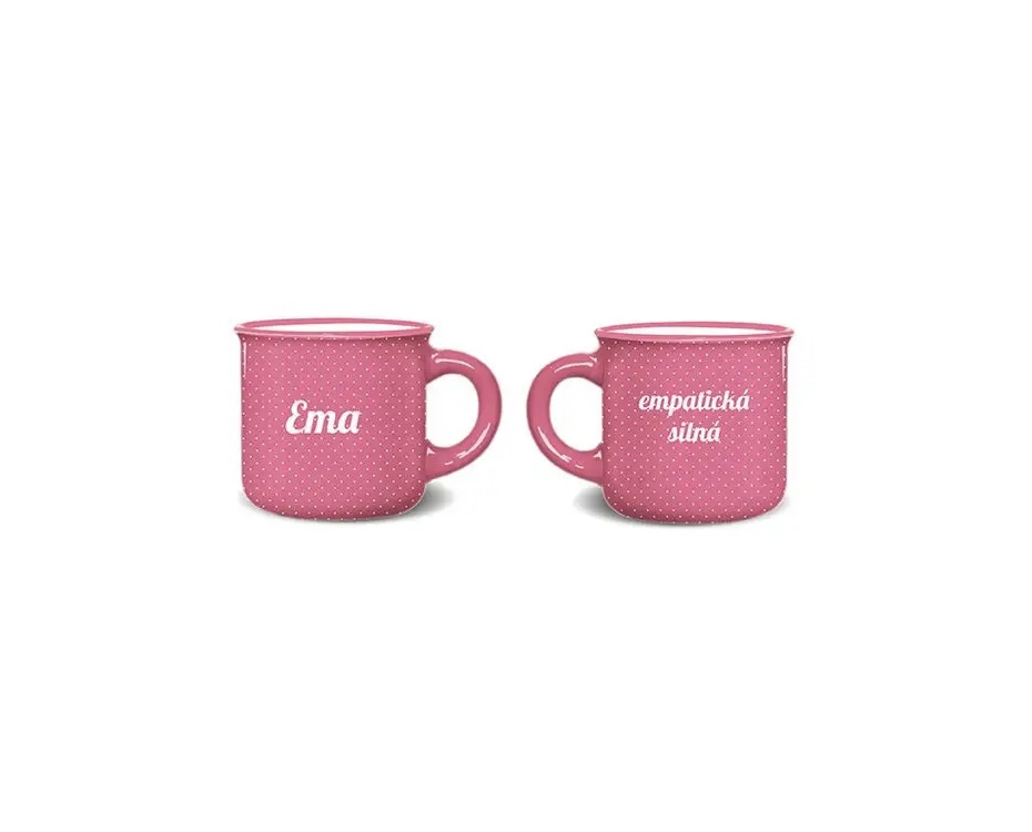 Nekupto Keramický mini hrnček Ema 100ml
