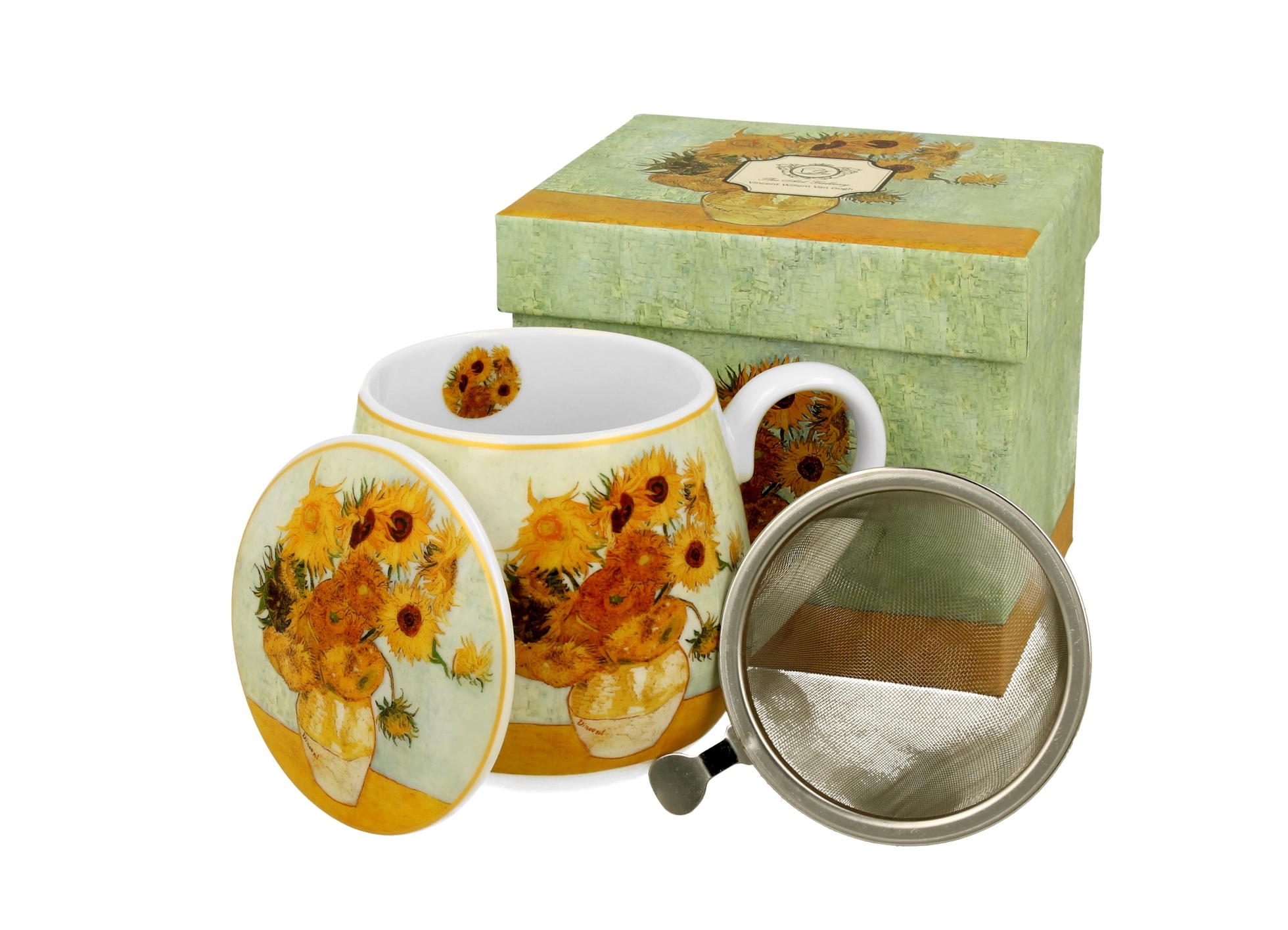 KORY Barylka so sitkom SUNFLOWERS od V. van Gogha 430ml