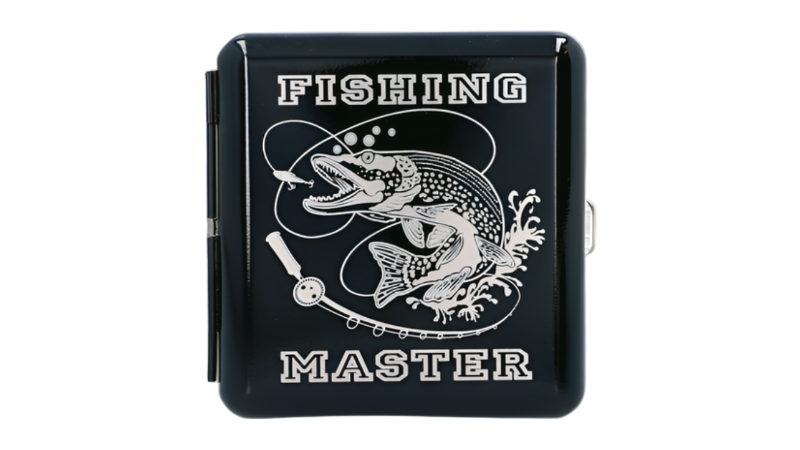 Tabatierka fishing master - cigaretové púzdro pre rybára