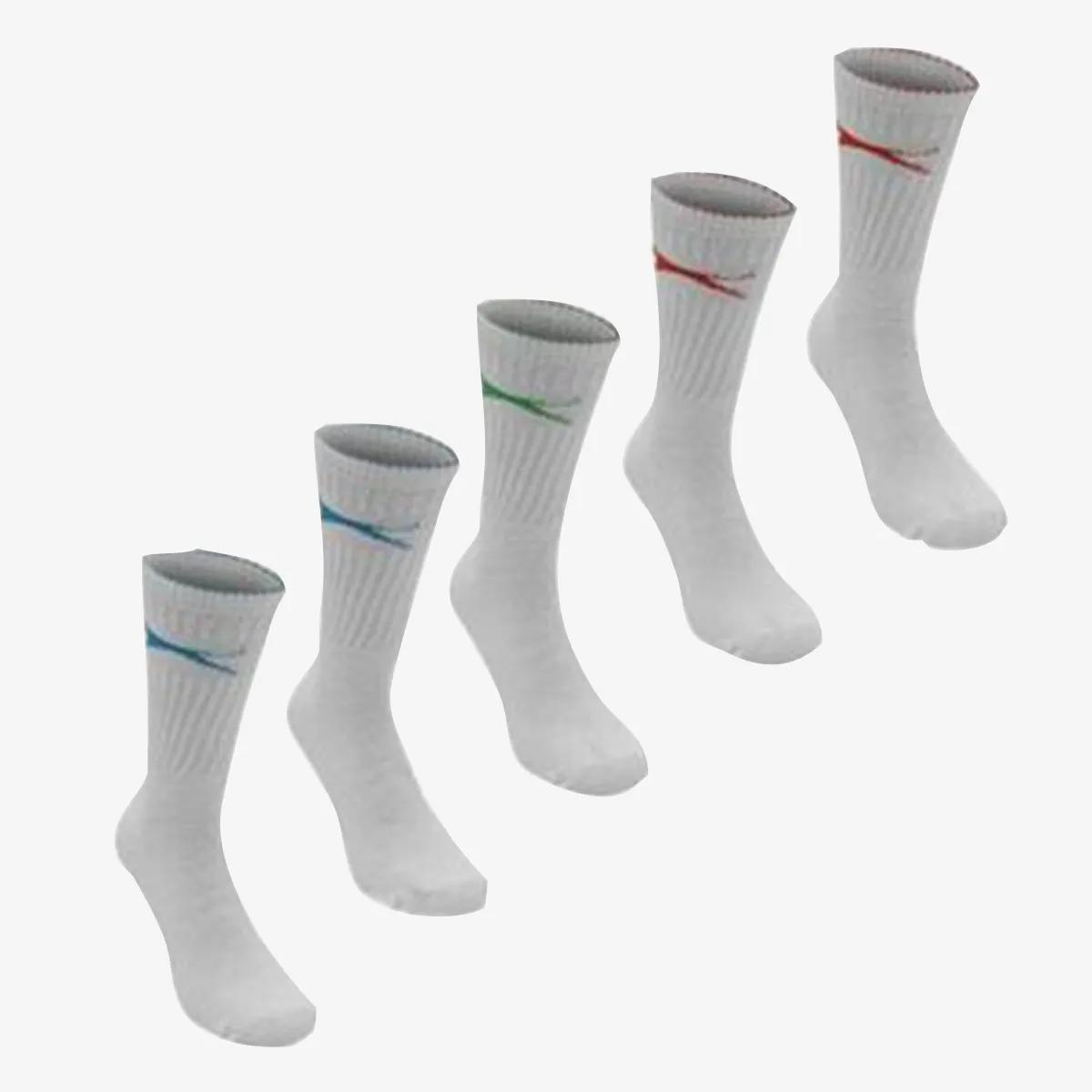 Slazenger Dámske ponožky 5 pack biele