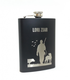 Ploskačka poľovník so psom 240ml