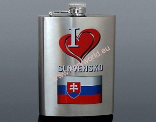 Ploskačka Milujem Slovensko 240ml