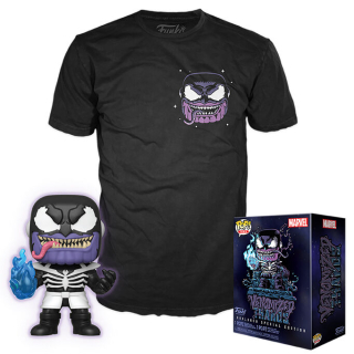 Funko POP! Set tričko a figúrka Marvel Venom Venomized Thanos Exclusive L