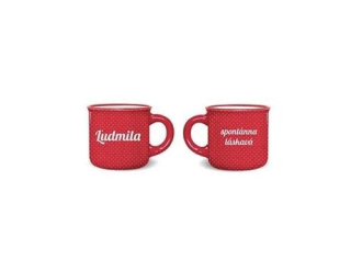 Nekupto Keramický mini hrnček Ľudmila 100ml